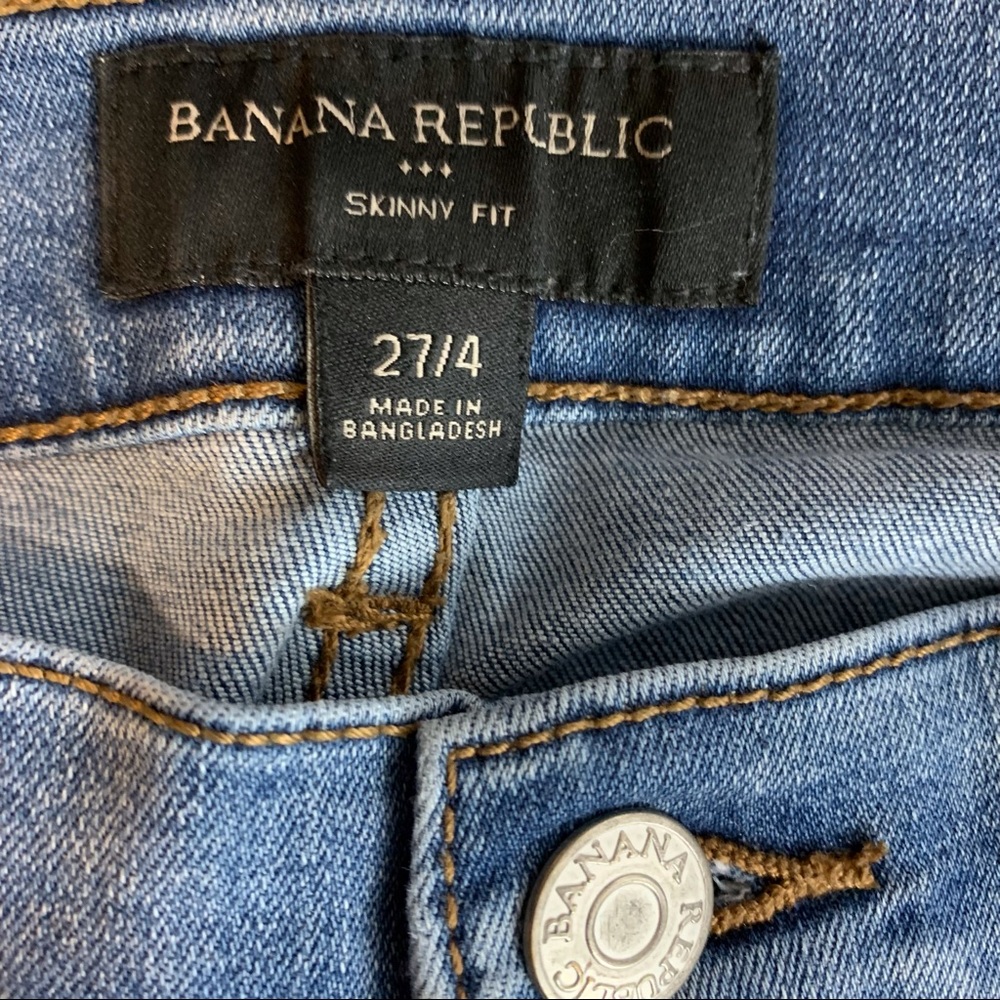 Banana Republic Jeans Skinny Fit Distressed - Picture 2 of 3